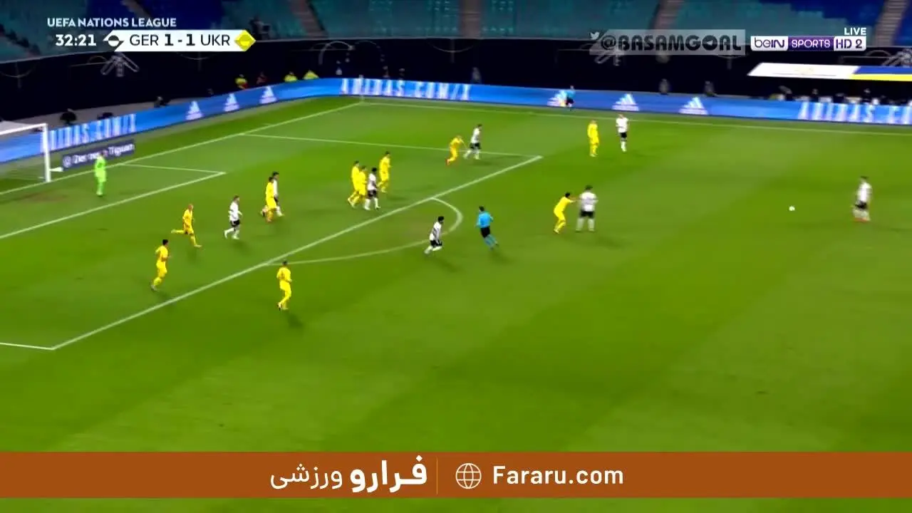 (ویدیو) خلاصه بازی آلمان 3 - یک اوکراین 24 آبان 99