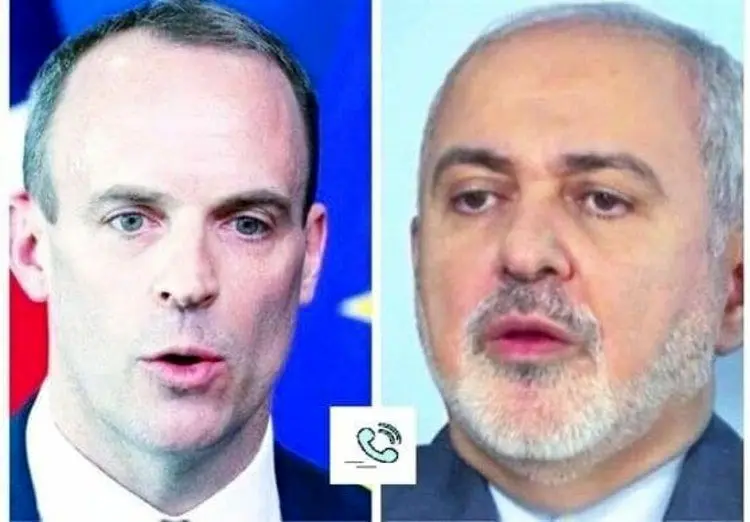 گفت‌وگوی ظریف با وزیر خارجه انگلیس