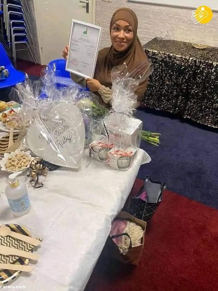 (عکس) بوکسور زن هلندی مسلمان شد