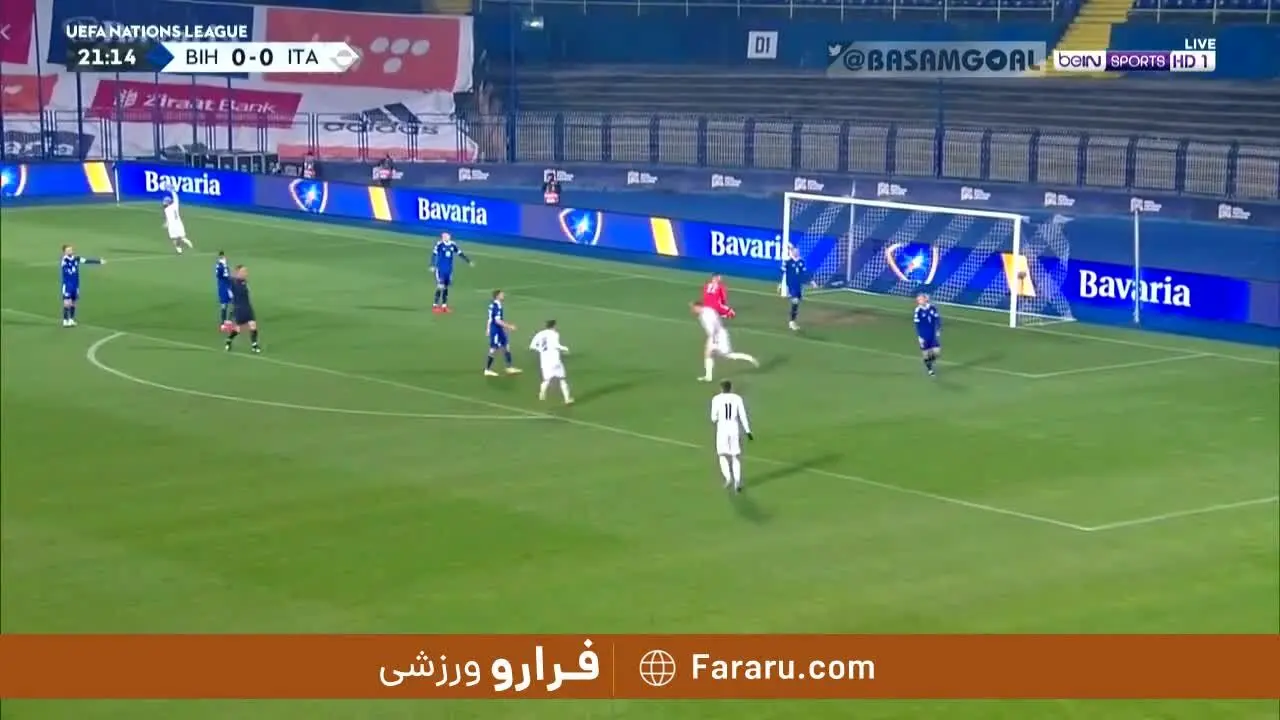 (ویدیو) خلاصه بازی بوسنی 0 - 2 ایتالیا 28 آذر 99