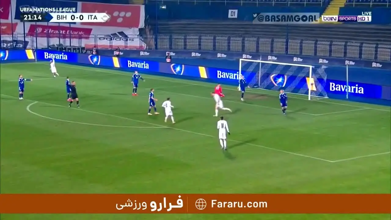 (ویدیو) خلاصه بازی بوسنی 0 - 2 ایتالیا 28 آذر 99