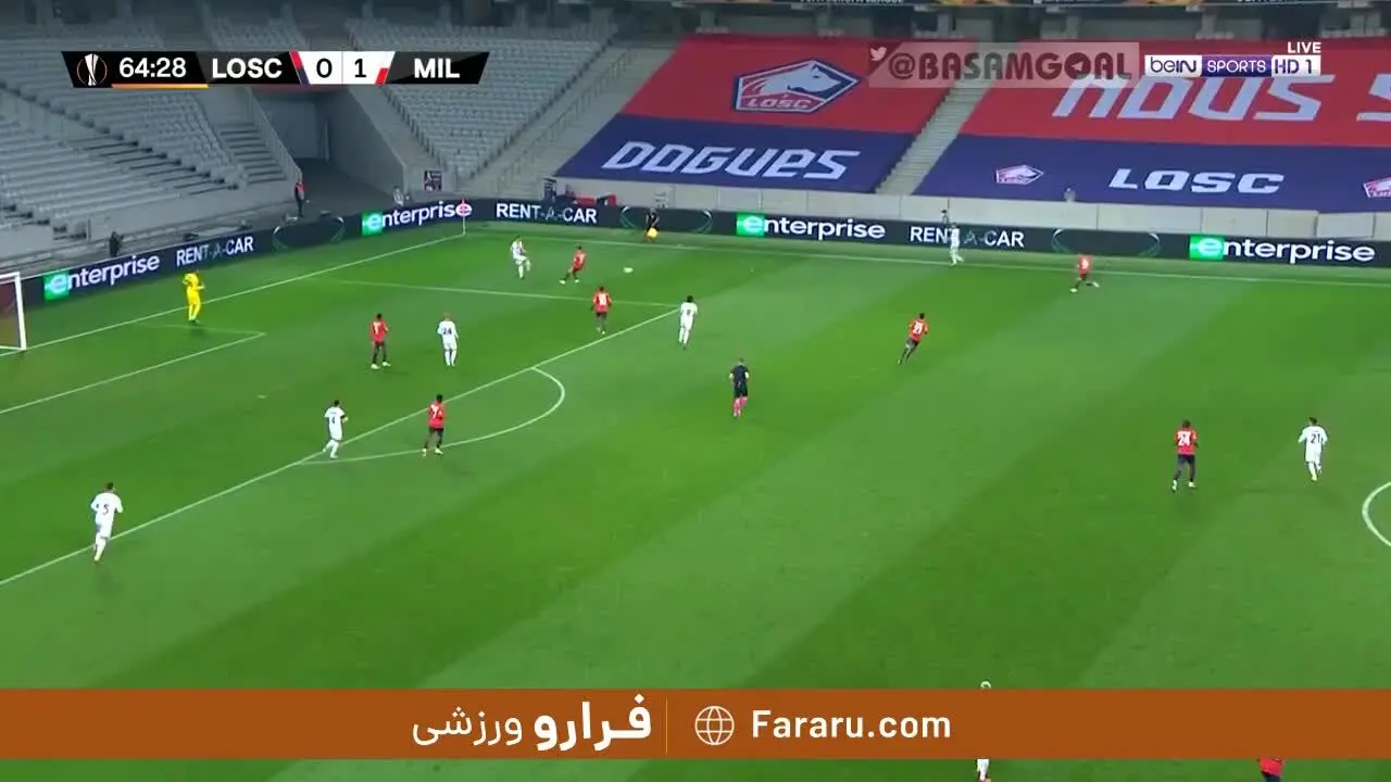 (ویدیو) خلاصه بازی لیل 1 - 1 میلان 6 آذر 99