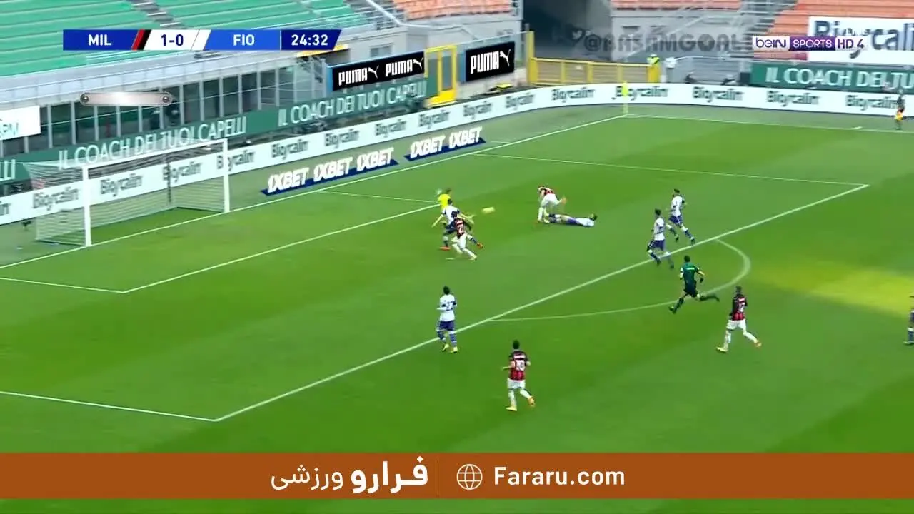 (ویدیو) خلاصه بازی میلان 2 - 0 فیورنتینا 9 آذر 99
