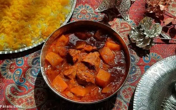طرز تهیه خورشت کدو حلوایی
