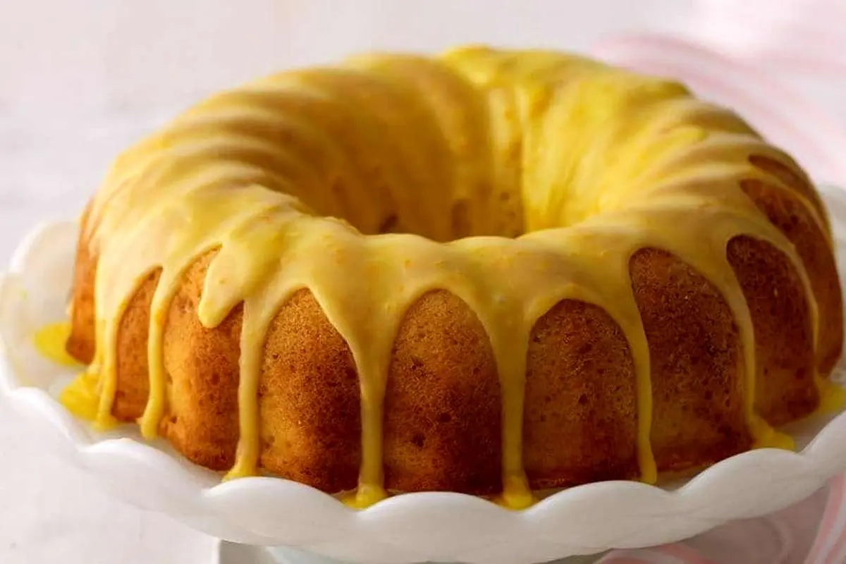 طرز تهیه کیک پرتقالی با سس پرتقال