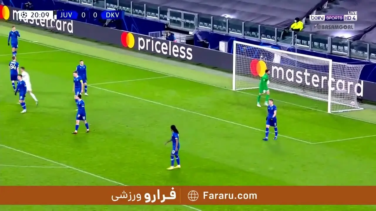 (ویدیو) خلاصه بازی یوونتوس 3 - 0 دیناموکیف 12 آذر 99