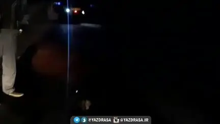 تصادف مرگبار کامیون با ۳ شتر در جاده حاجی آباد خرانق