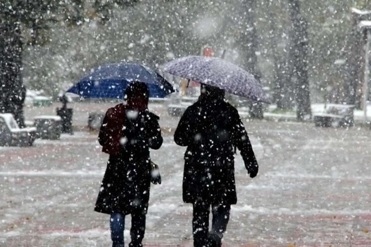 برف و باران در ۲۹ استان، ۴ استان در وضعیت هشدار یخبندان