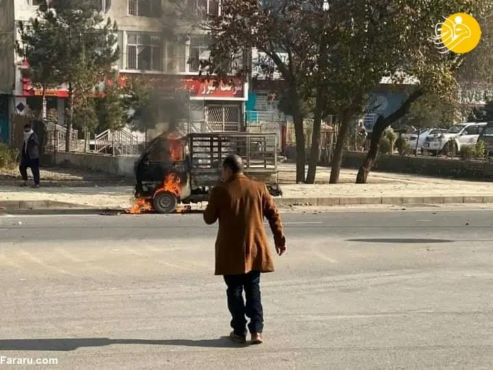 (تصاویر) حمله راکتی به کابل و سفارت ایران