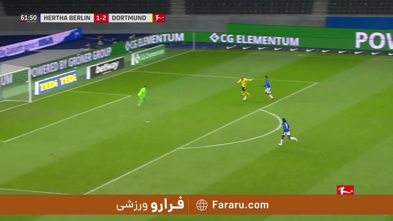 (ویدیو) خلاصه بازی هرتابرلین 2 - 5 دورتموند 1 آذر 99