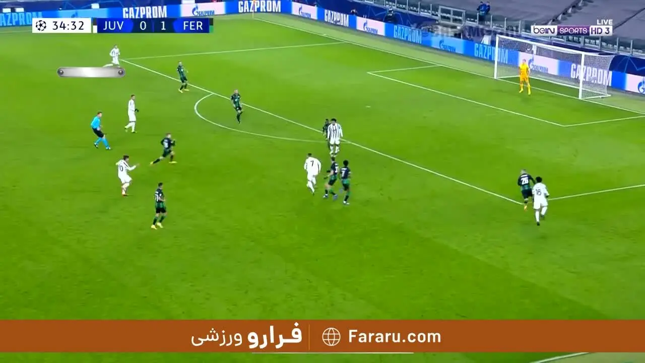 (ویدیو) خلاصه بازی یوونتوس 2 - 1 فرنتس‌واروش 4 آذر 99