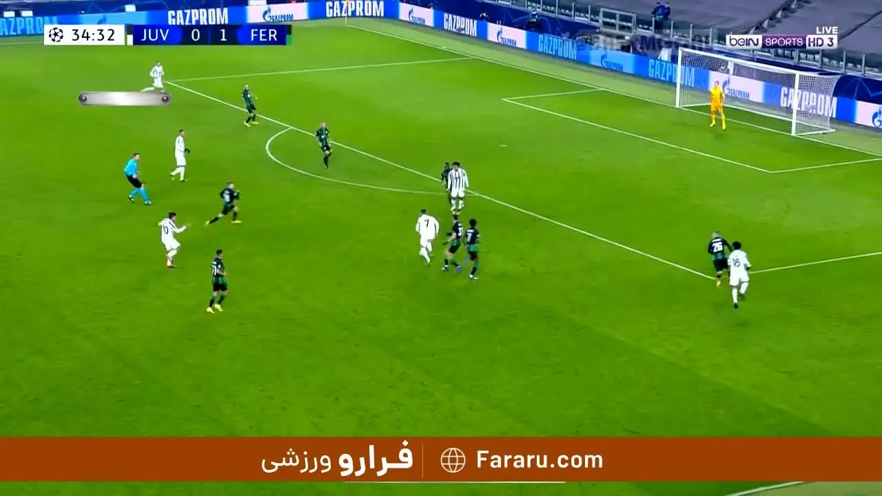 (ویدیو) خلاصه بازی یوونتوس 2 - 1 فرنتس‌واروش 4 آذر 99