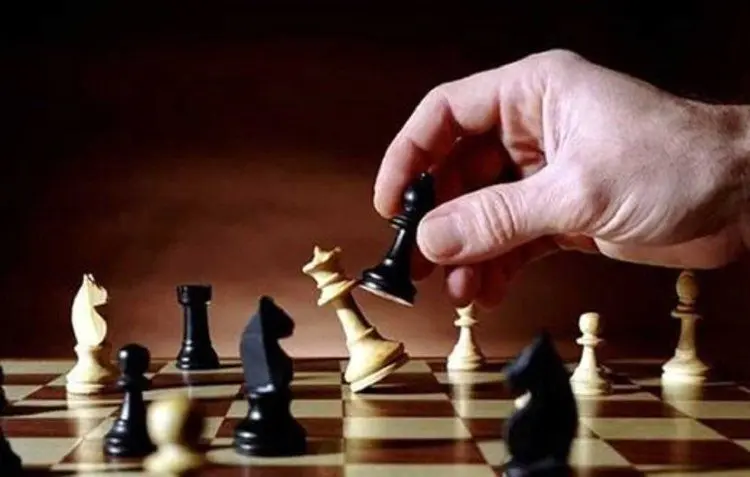 (عکس) یک ازدواج کوتاه مدت تمام شطرنجی