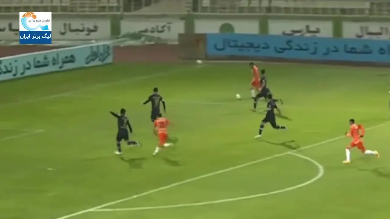 (ویدیو) خلاصه بازی سایپا 1 - 0 نساجی مازندران 5 آذر 99