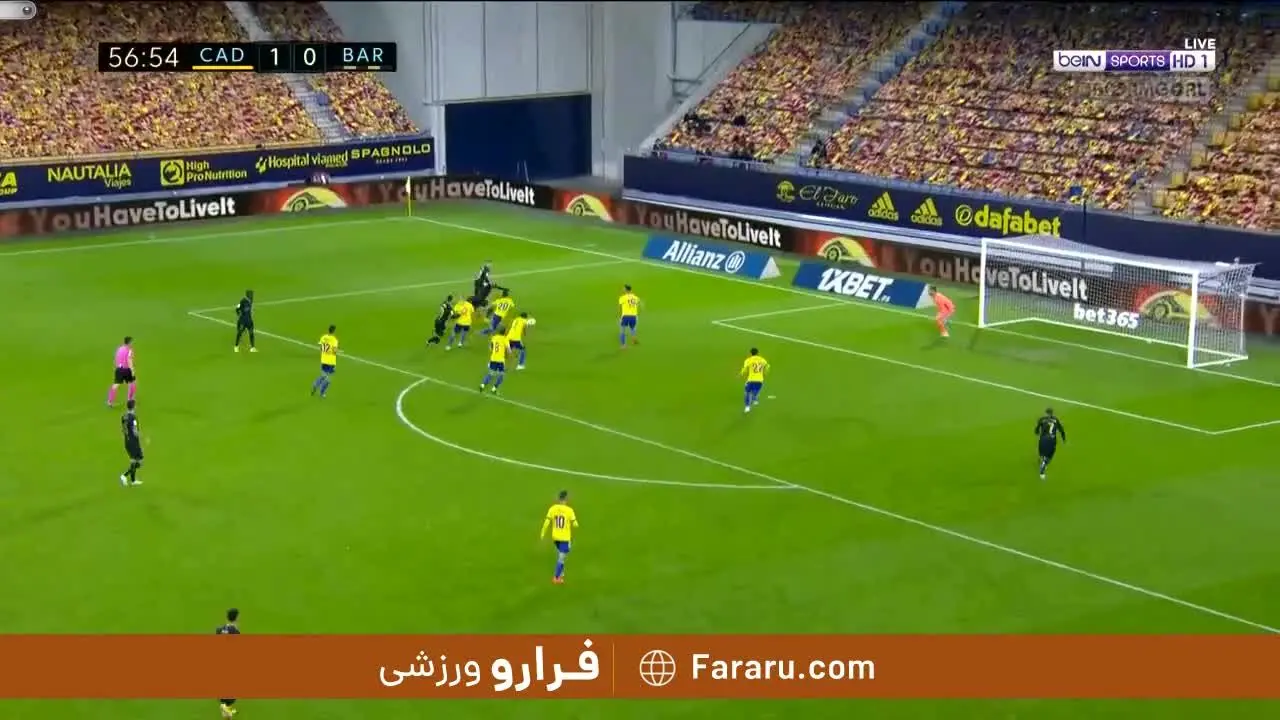 (ویدیو) خلاصه بازی کادیس 2 - 1 بارسلونا 15 آذر 99
