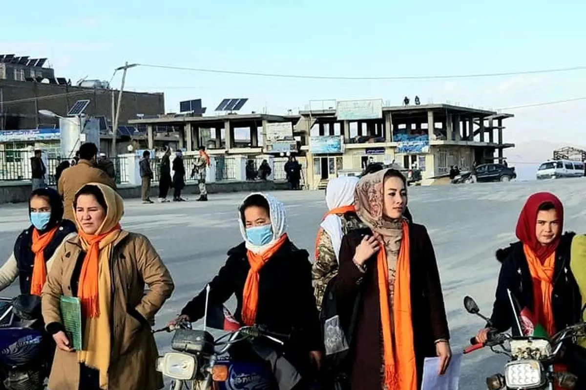 (عکس) موتورسواری زنان افغان علیه خشونت خانگی
