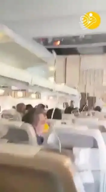 (ویدئو) لحظات دلهره آور فرود هواپیمای مسافربری در فرودگاه کیش