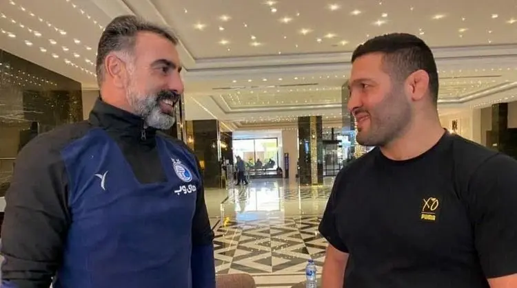(عکس) برخورد جالب پلنگ جویبار با سرمربی استقلال