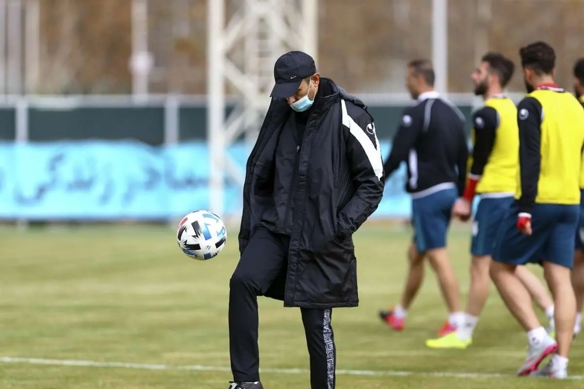 (تصاویر) حضور شهردار تهران در محل تمرین پرسپولیس