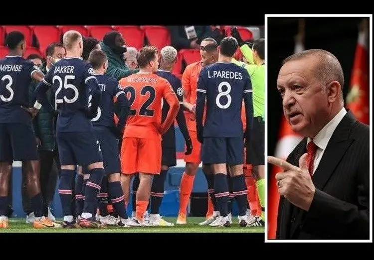 دخالت اردوغان در دیدار جنجالی لیگ قهرمانان اروپا