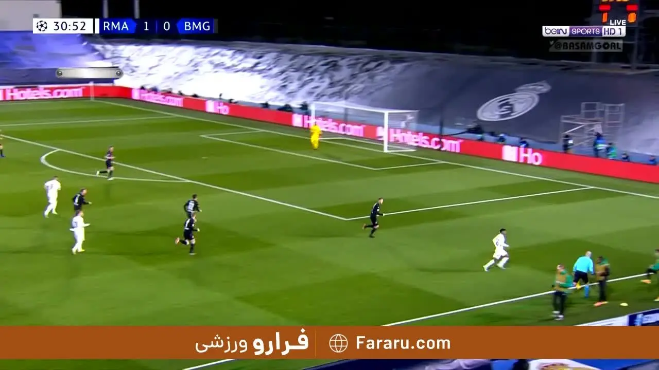 (ویدیو) خلاصه بازی رئال مادرید 2 - 0 مونشن گلادباخ 19 آذر 99