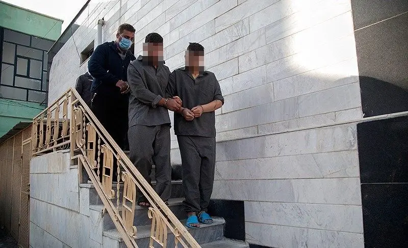 (تصاویر) زورگیران خشن از زن کرمانشاهی دستگیر شدند