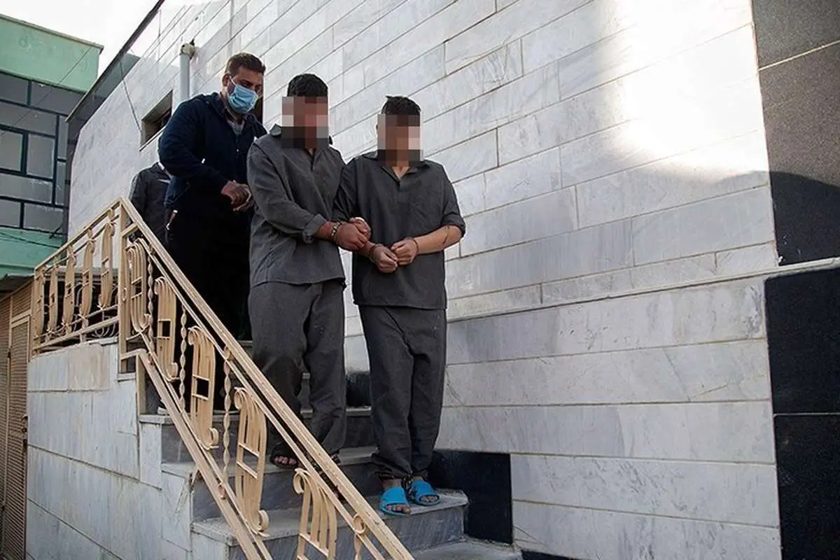 (تصاویر) زورگیران خشن از زن کرمانشاهی دستگیر شدند