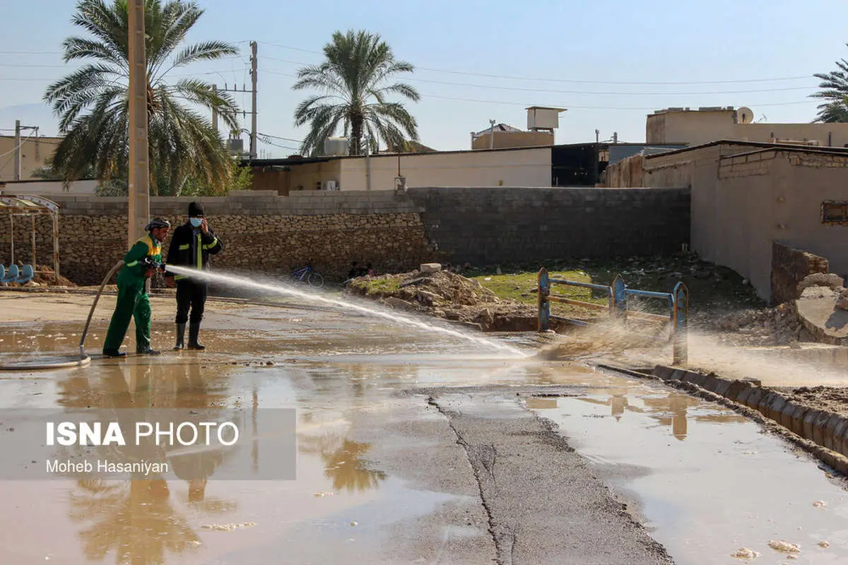 (تصاویر) مناطق سیل زده دشتستان