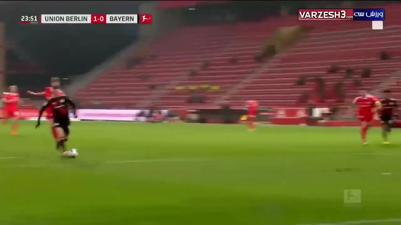 (ویدیو) خلاصه بازی اونیون برلین 1 - 1 بایرن مونیخ 22 آذر 99
