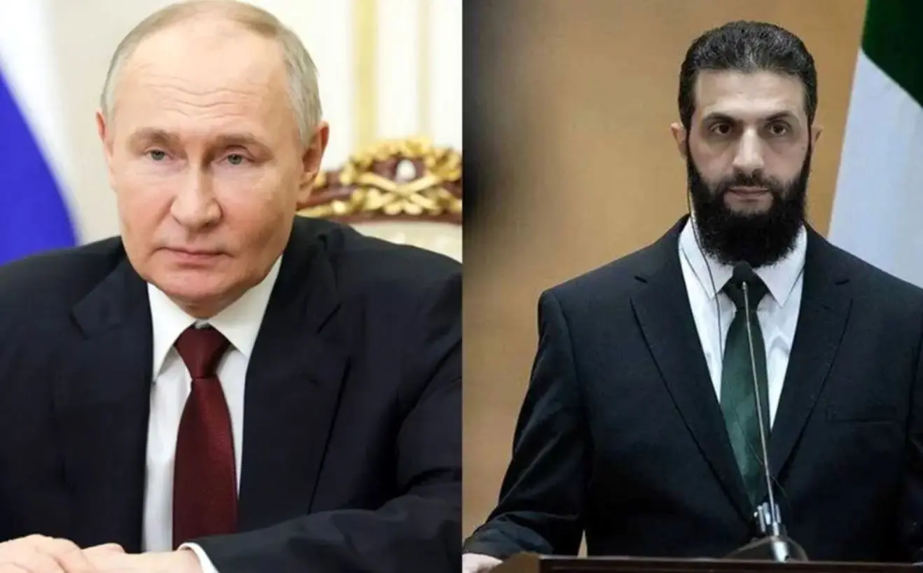  دیدار پوتین با جولانی در کاخ کرملین