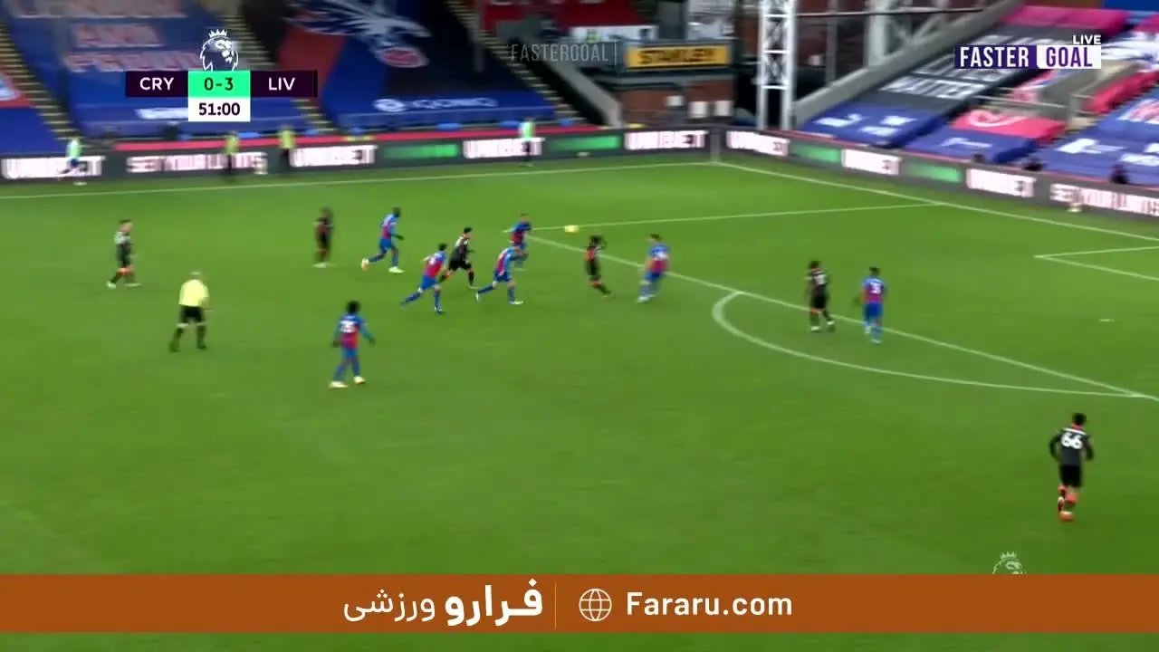 (ویدیو) خلاصه بازی کریستال پالاس 0 - 7 لیورپول 29 آذر 99