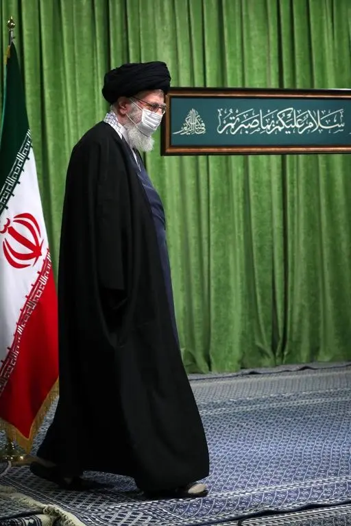 (تصاویر) سخنرانی تلویزیونی رهبر انقلاب به‌مناسبت روز پرستار