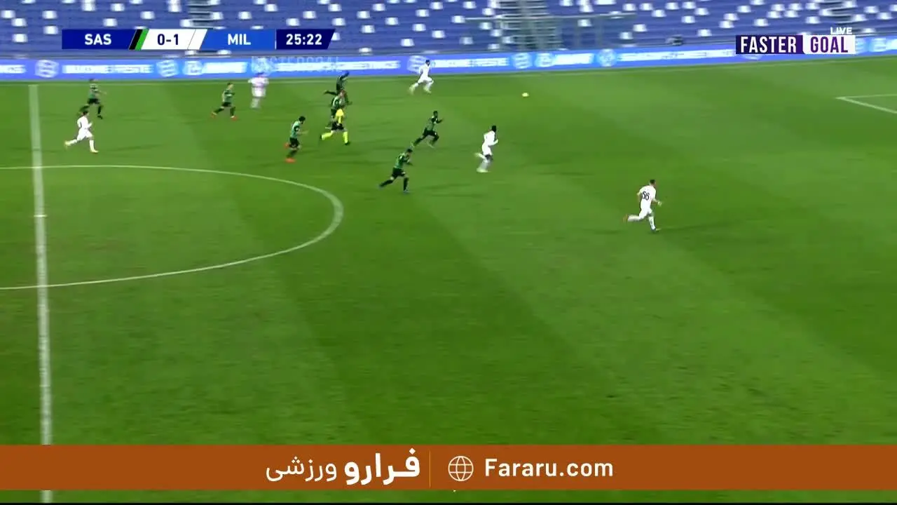 (ویدیو) خلاصه بازی ساسولو 1 - 2 میلان 30 آذر 99