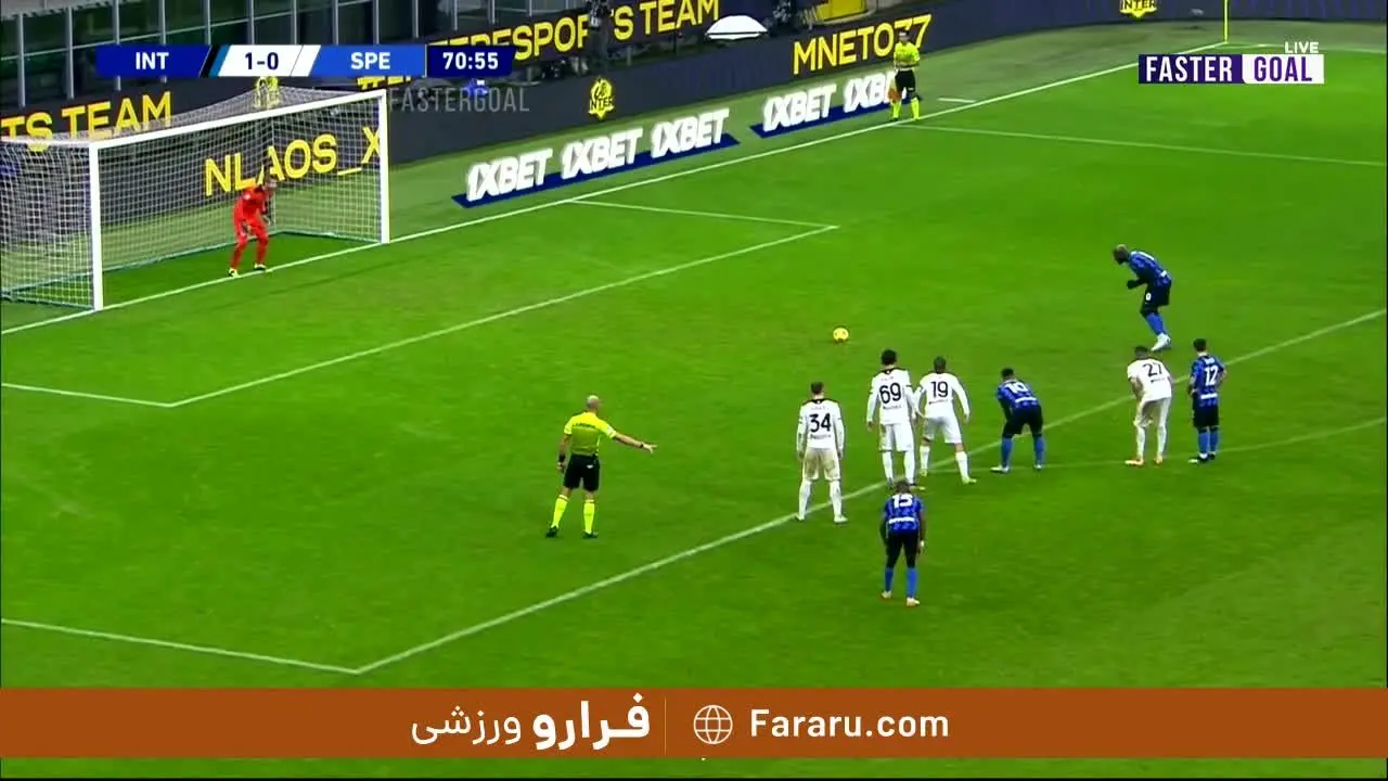 (ویدیو) خلاصه بازی اینتر 2 - 1 اسپتسیا 30 آذر 99