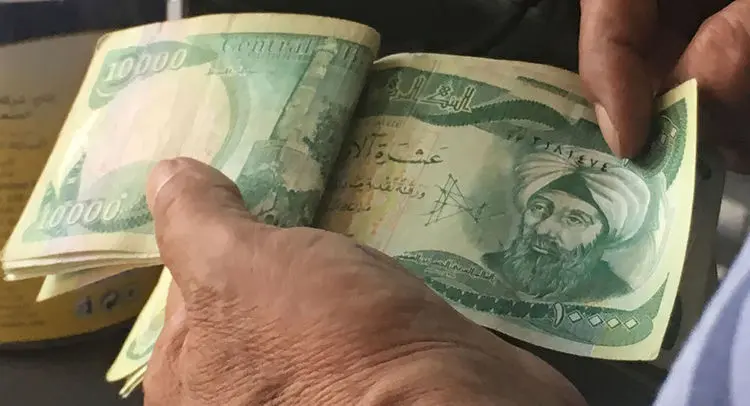 کاهش شدید ارزش دینار عراق