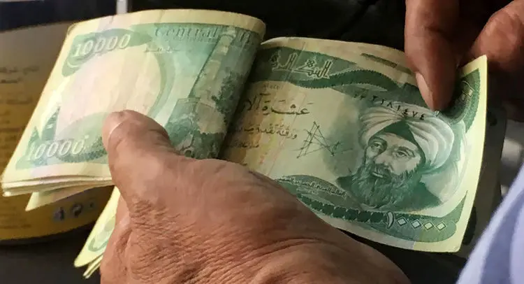 کاهش شدید ارزش دینار عراق