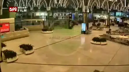 (ویدیو) لحظه شهادت سردار سلیمانی در فرودگاه بغداد
