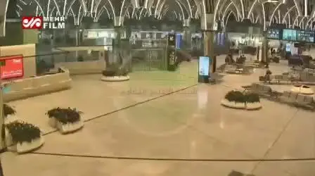 (ویدیو) لحظه شهادت سردار سلیمانی در فرودگاه بغداد