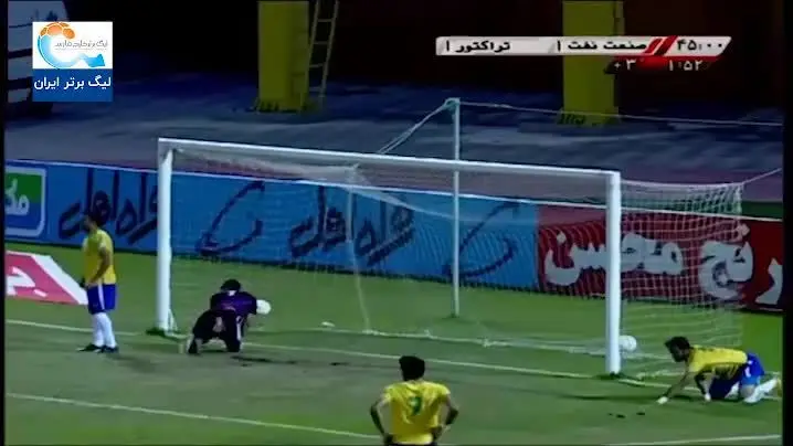 (ویدیو) خلاصه بازی صنعت نفت آبادان 2 - 1 تراکتور 4 دی 99