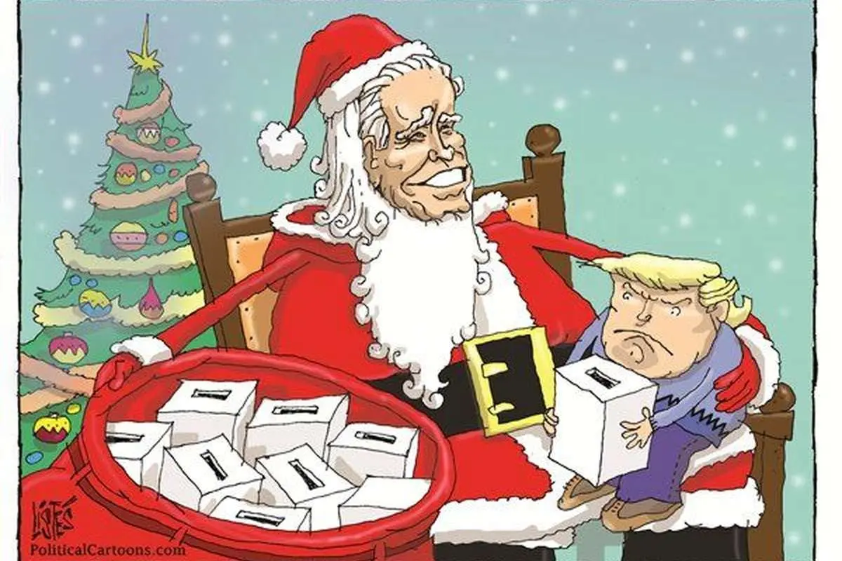 هدیه کریسمس بایدن برای ترامپ!