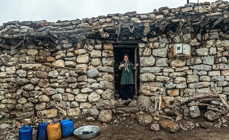 (تصاویر) ‏یک روز بارانی در روستای کتک