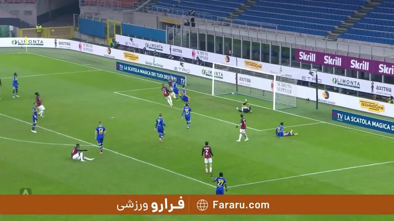 (ویدیو) خلاصه بازی میلان 2 - 2 پارما 23 آذر 99