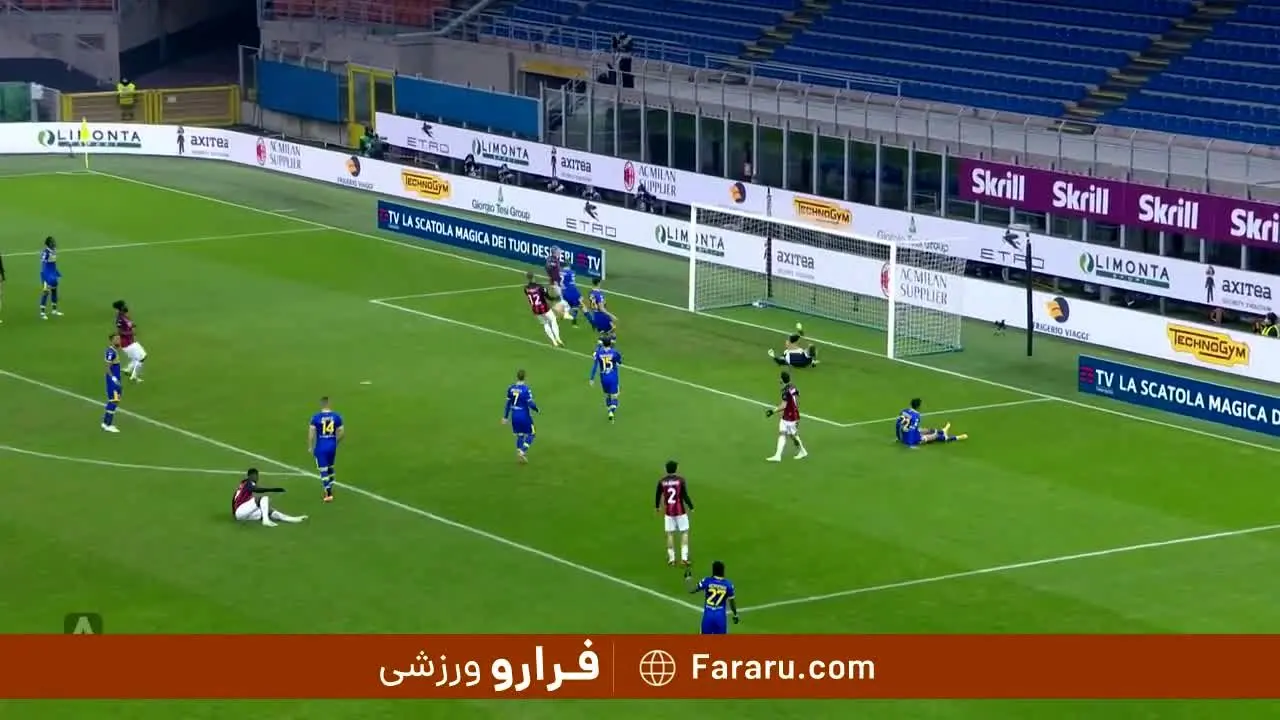 (ویدیو) خلاصه بازی میلان 2 - 2 پارما 23 آذر 99