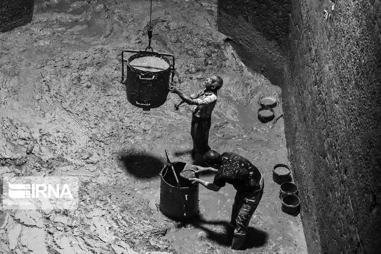 (تصاویر) لایروبی چهار برکه بازار لارستان