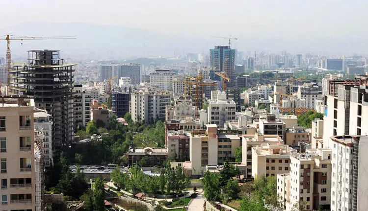گزارش فضایی از قیمت مسکن