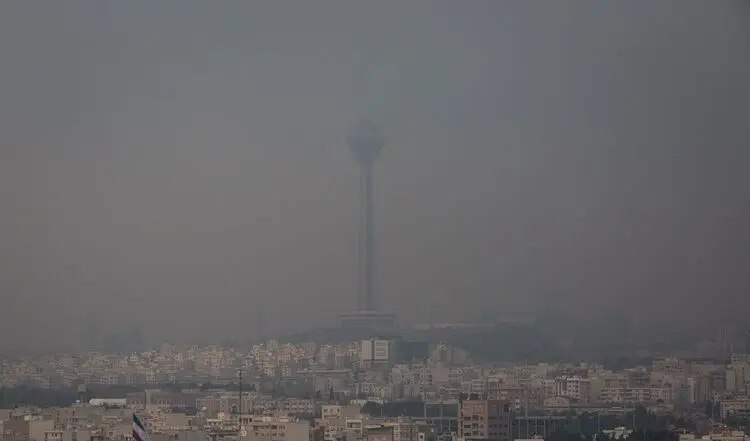 وضعیت قرمز هوا در این مناطق تهران