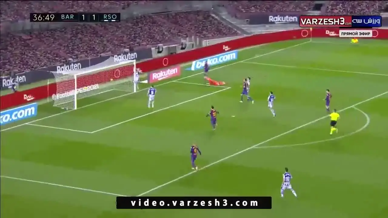 (ویدیو) خلاصه بازی بارسلونا 2 - 1 رئال سوسیداد 26 آذر 99