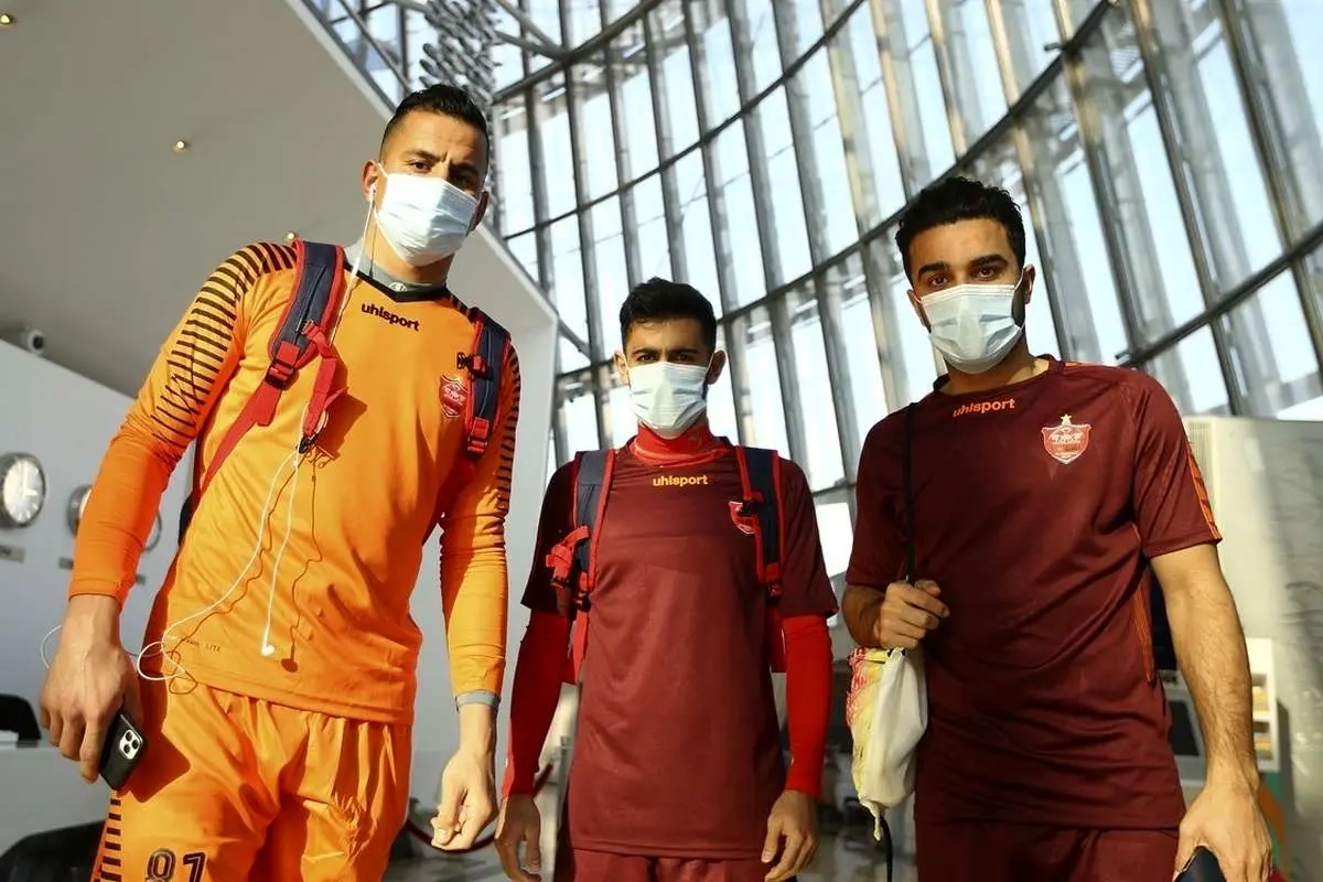 (تصاویر) تمرین پرسپولی در دوحه قطر