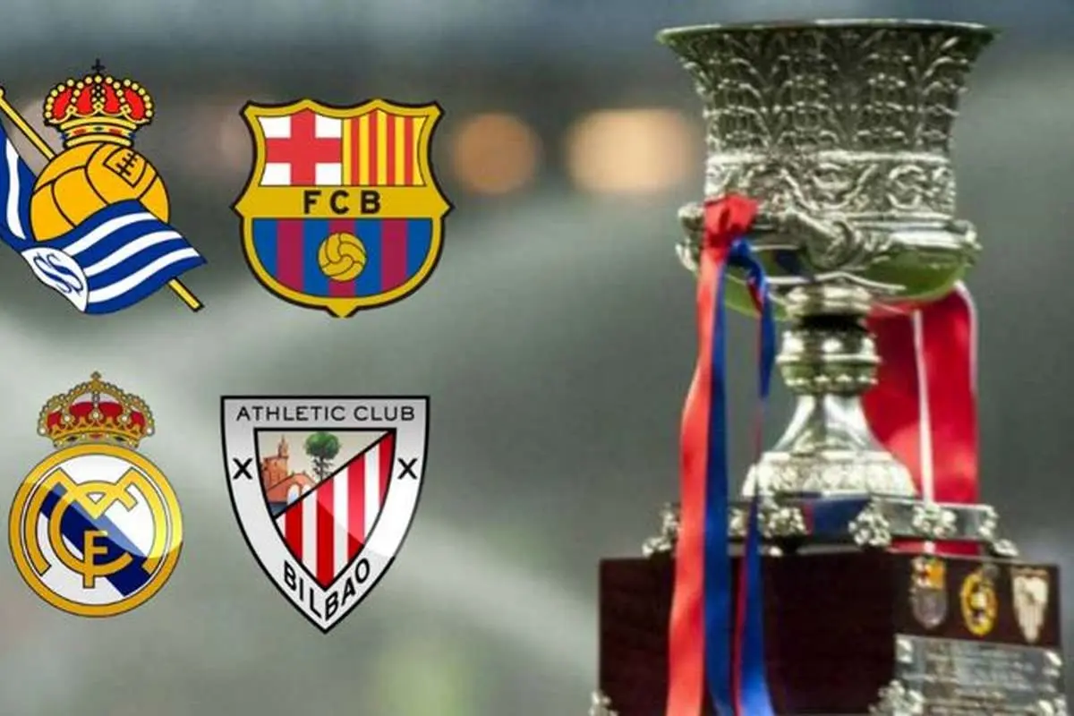رقبای بارسلونا و رئال مادرید در سوپرجام اسپانیا کدام تیم‌ها هستند؟