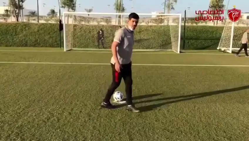 (ویدیو) پنالتی‌زنی مدیرعامل پرسپولیس در قطر